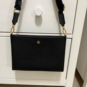 Tory Burch black leather crossbody